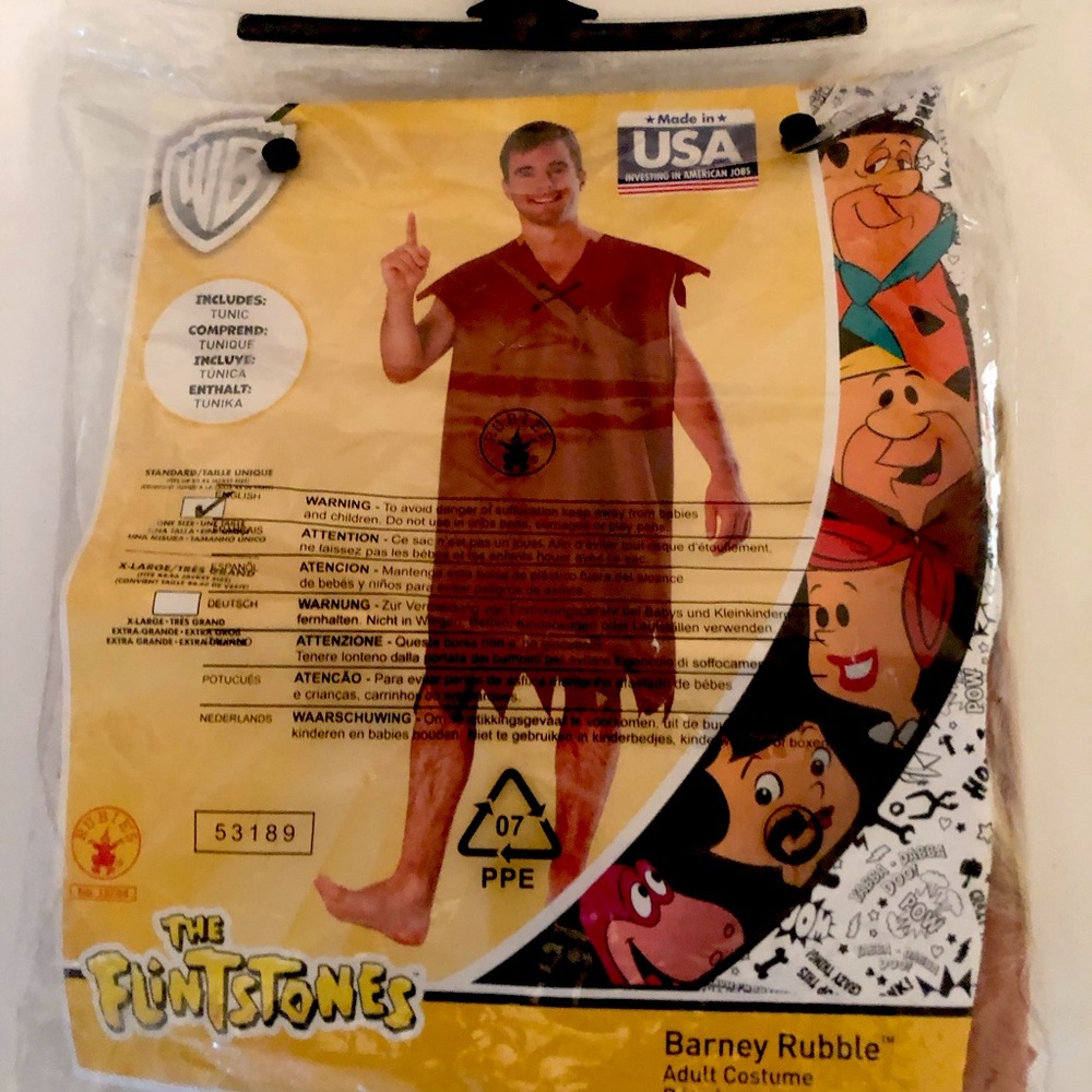 The Flinstones Barney rubble large Halloween costume.